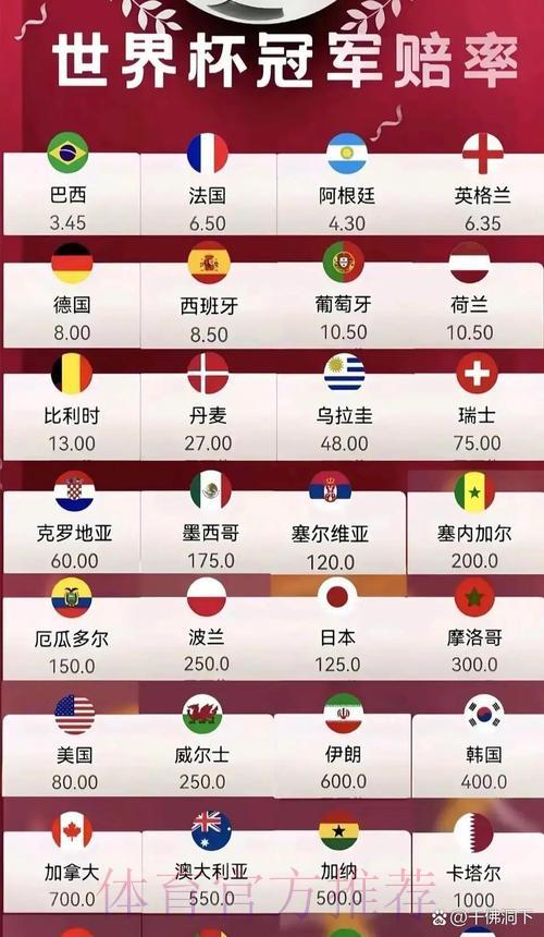 2026世界杯赛事竞猜热门赔率深度解析